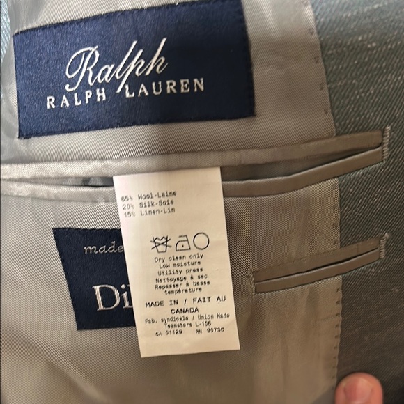 Ralph Lauren Blue Sport Coat with Classic Design - Picture 6 of 6